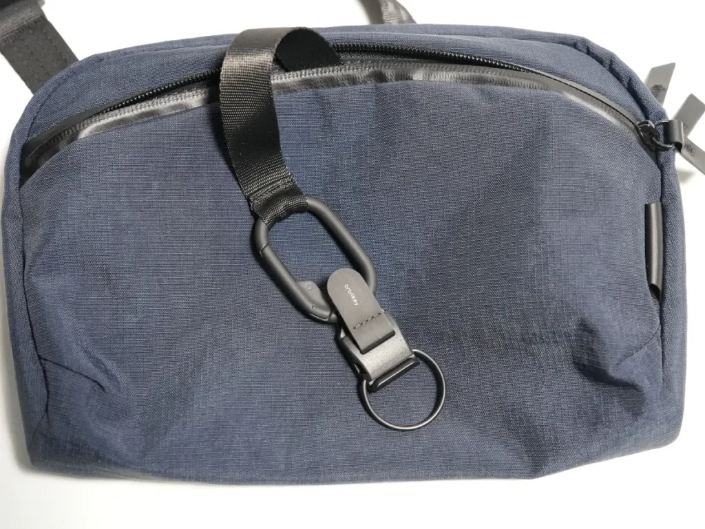 キーテザーのヘッドにOrbitkeyを取り付けた