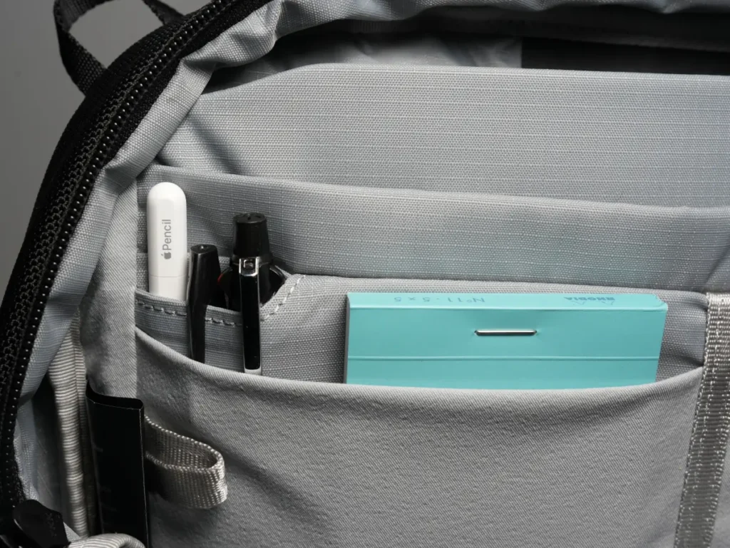 ストレッチポケットにA7ノートを収納