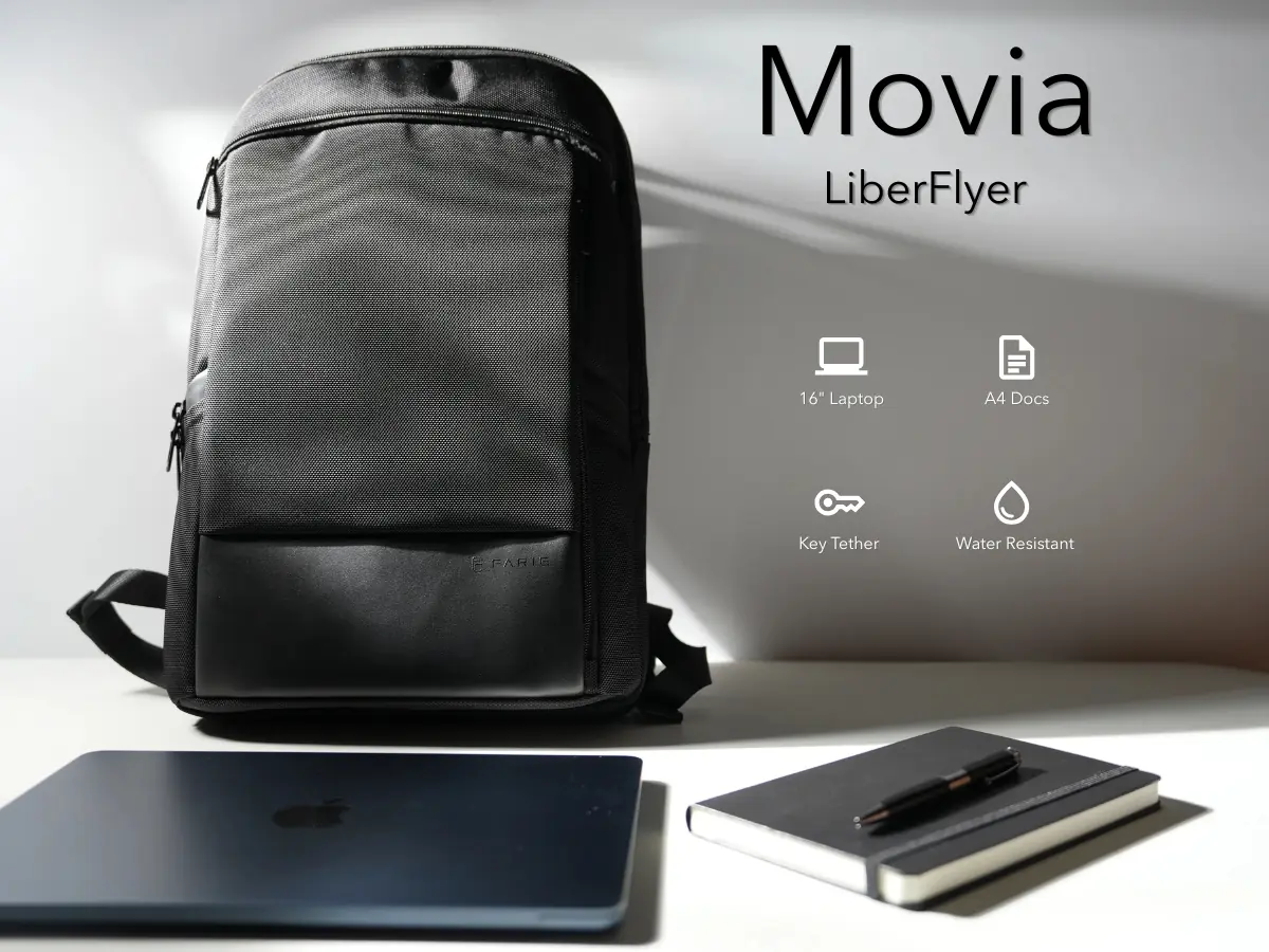 LiberFlyer ムーヴィア（Movia）レビュー｜薄型なのに頑丈、7L→14Lに拡張可能なバックパック
